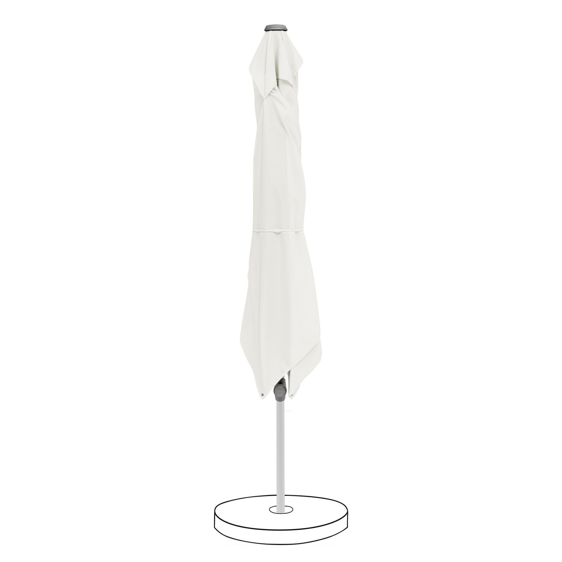 Suncomfort by Glatz Sonnenschirm Pop Up 250 x 200cm Sand White 050