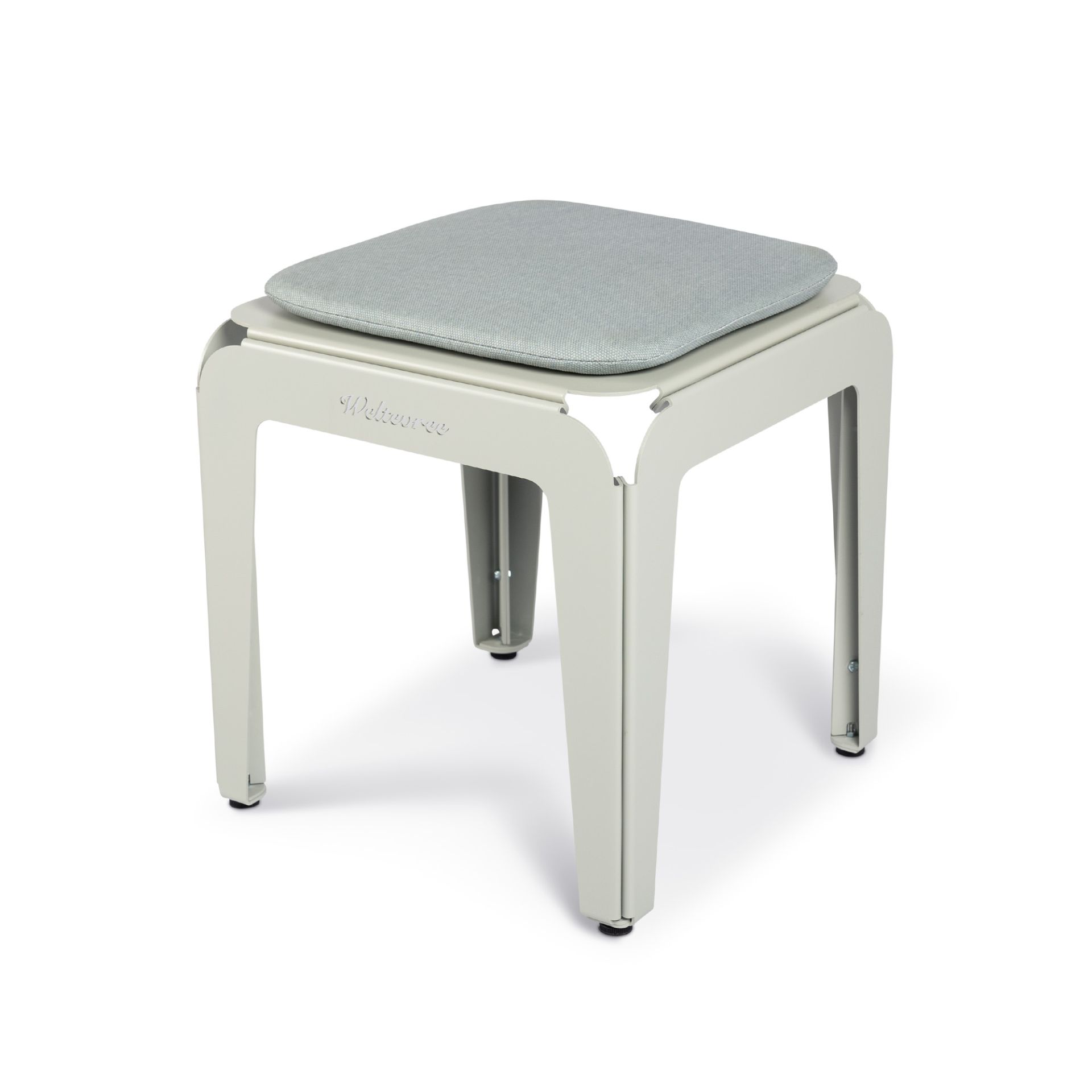Weltevree Bended Hocker 45 Agate Grau