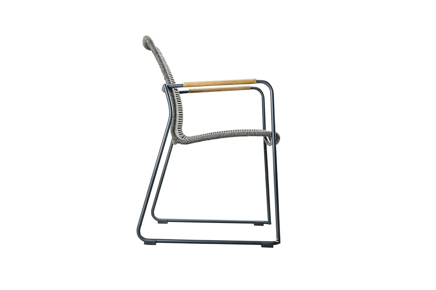 SUNS Kali Dining Sessel Stahlgestell MRG Rope grau
