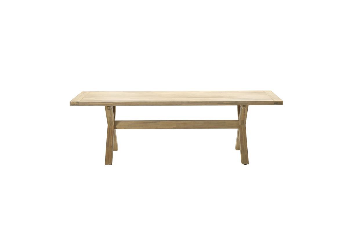 GARDEN Impressions La Plata Dining Tisch 240x100 - Akazie white wash