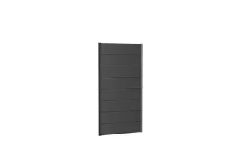 Biohort Wandpaneel für Sichtschutz ohne Acrylglas 150x135 dunkelgrau-metallic