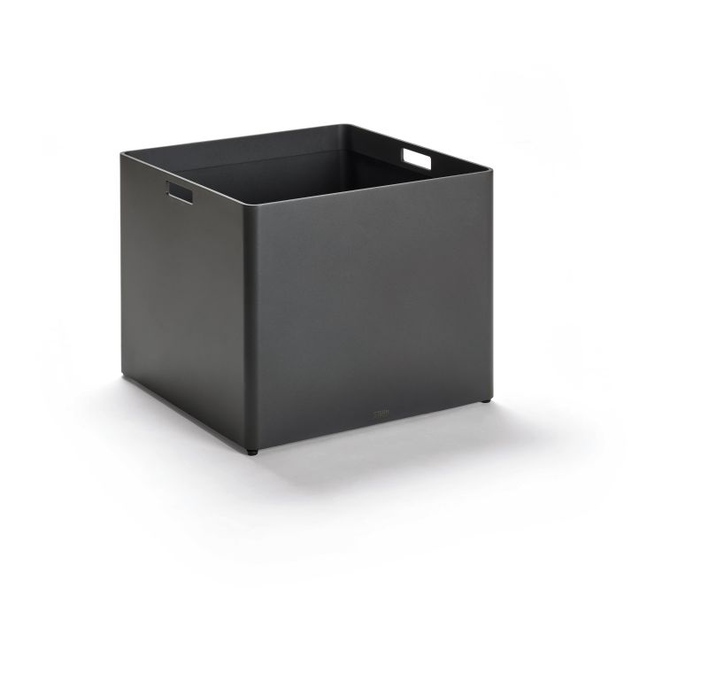 Stern Pflanzgefäß 50x50x40 cm Aluminium anthrazit