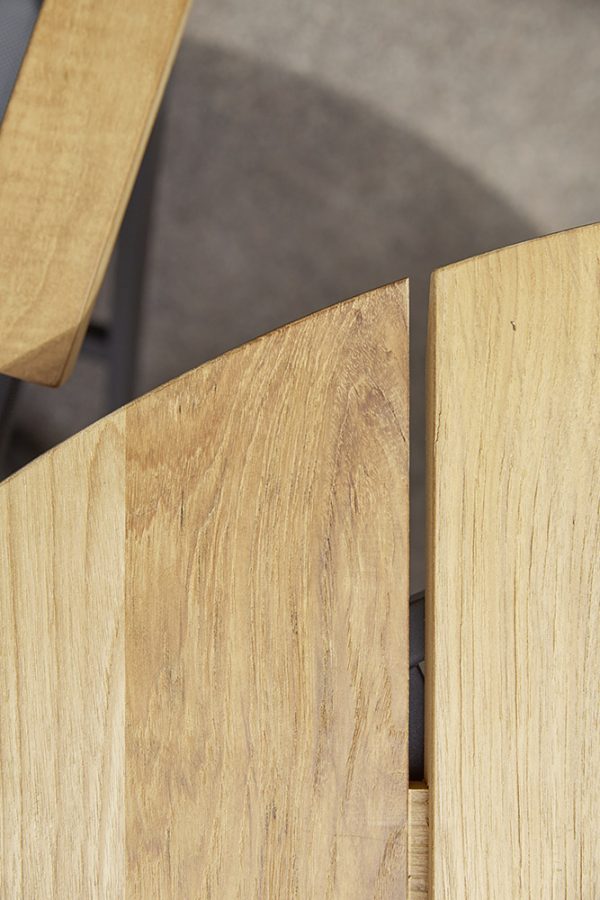Diamond Garden San Marino Tischplatte Ø 120cm 3 Planken/Recycled Teak