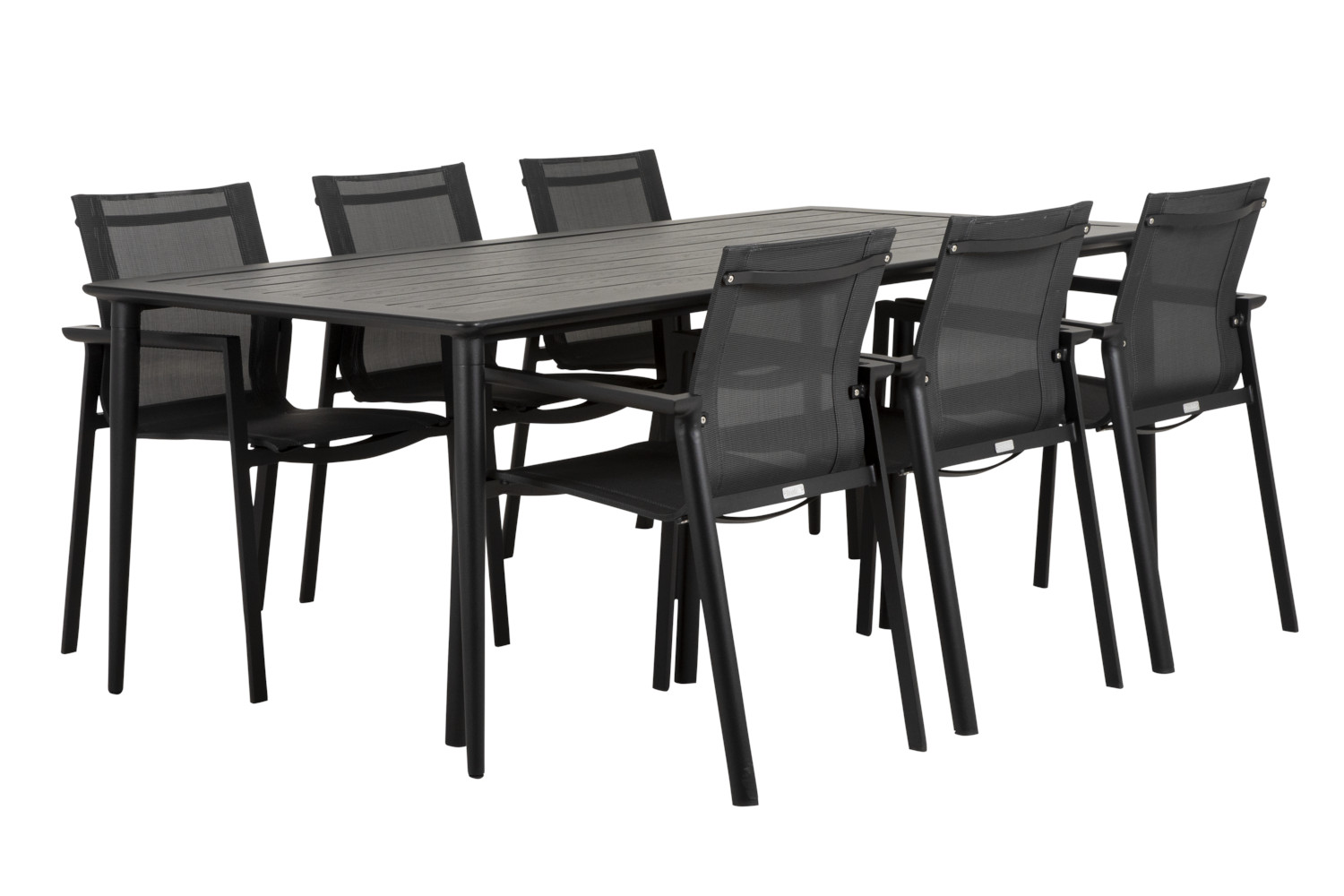 Brafab Delia Tischset mit Nimes Tisch 7-teilig