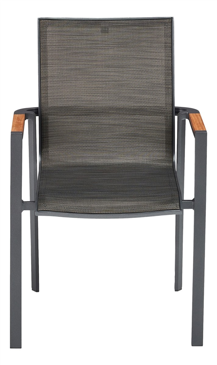 KETTLER Stapelsessel SENSE anthrazit matt/bronze