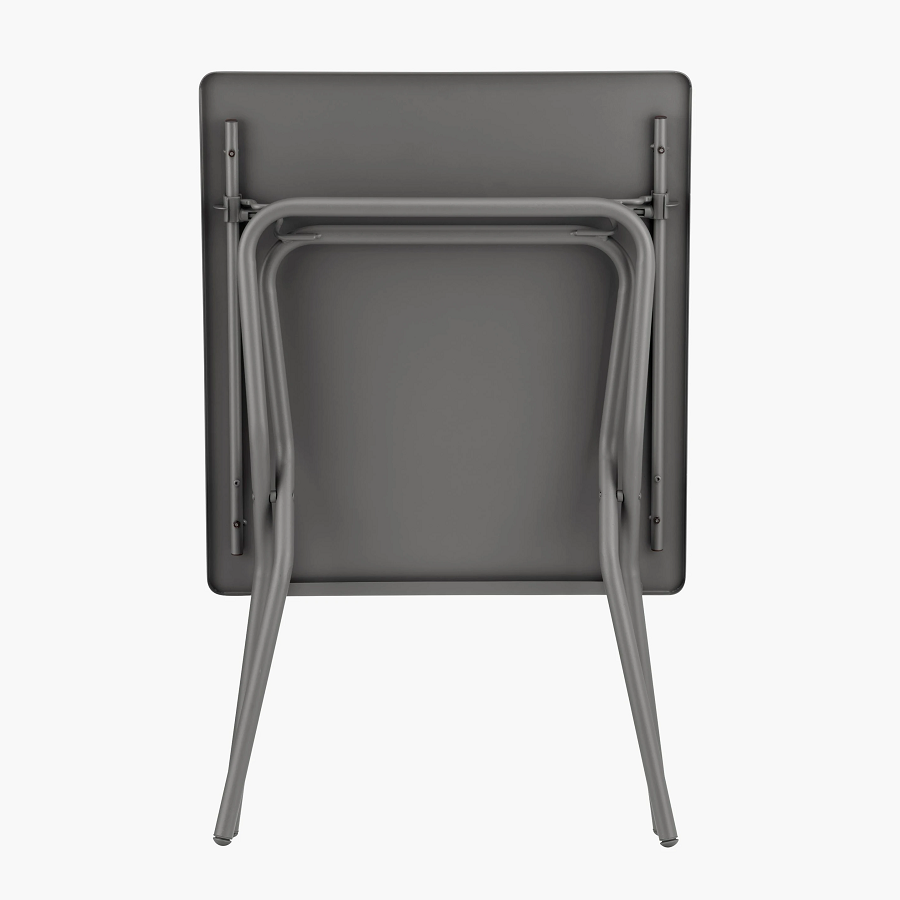 Lafuma Balcony Tisch 70x64 cm Metall-Platte Stahl Titane