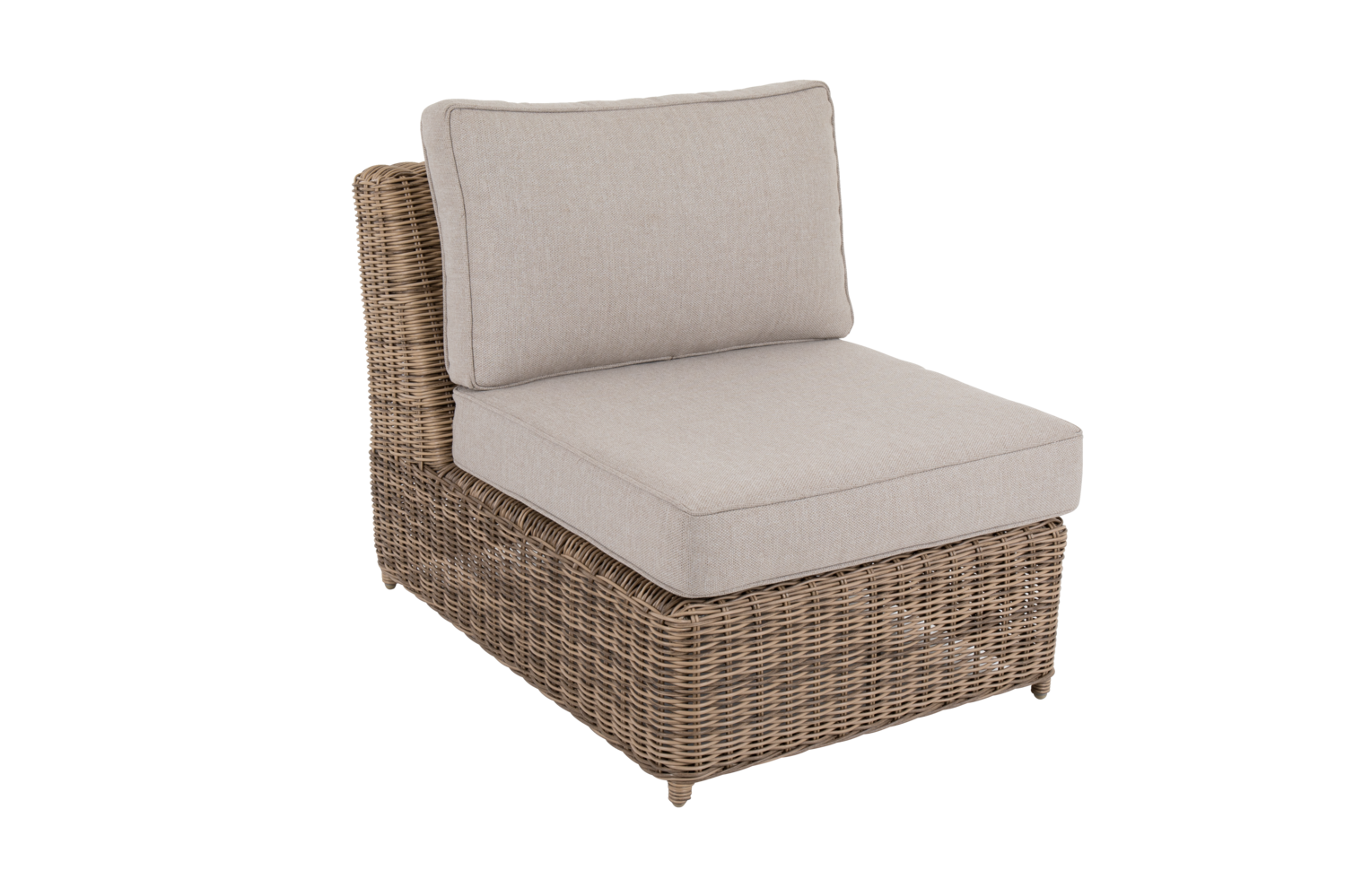 Brafab Glendon Mittelmodul Polyrattan Rustic/Beige
