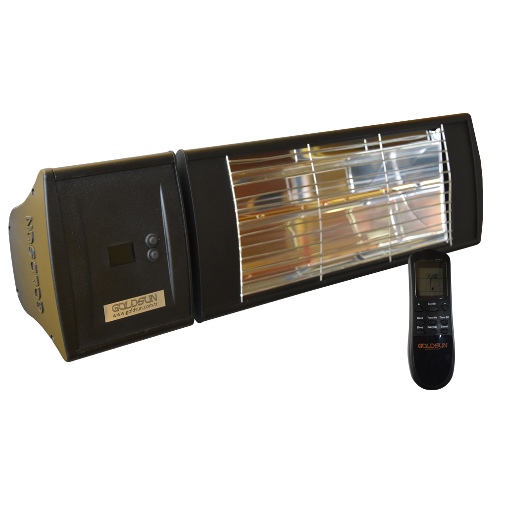 IR-Heizstrahler SUPRA SMOOTH PLUS mit integriertem Funkdimmer 2,0 schwarz