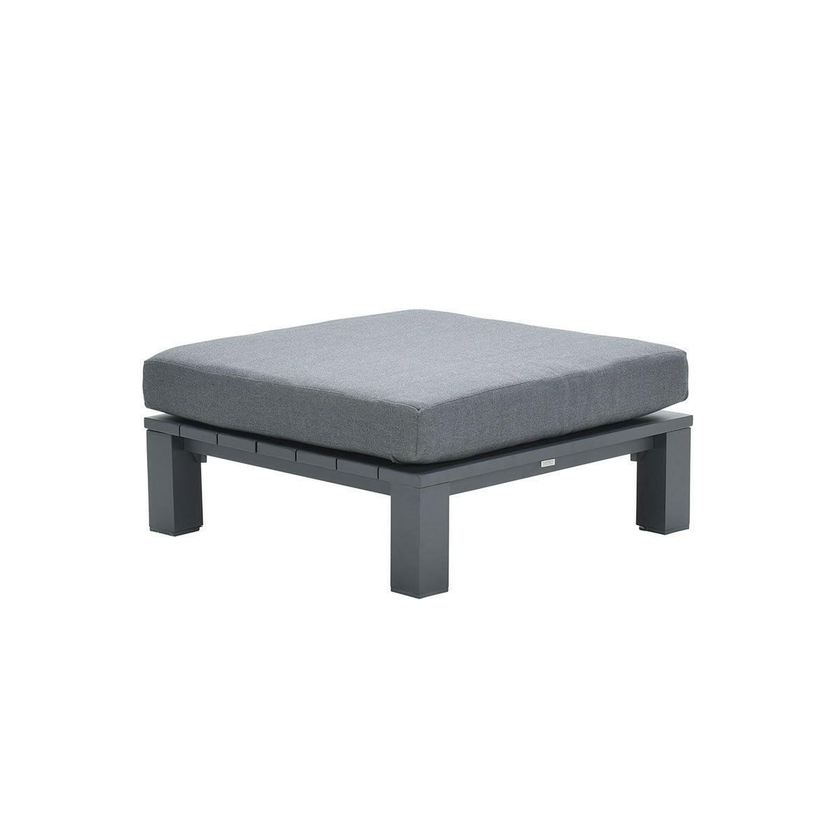 GARDEN Impressions Solo Lounge Tisch 100x100xH30 carbon black/mystic grau
