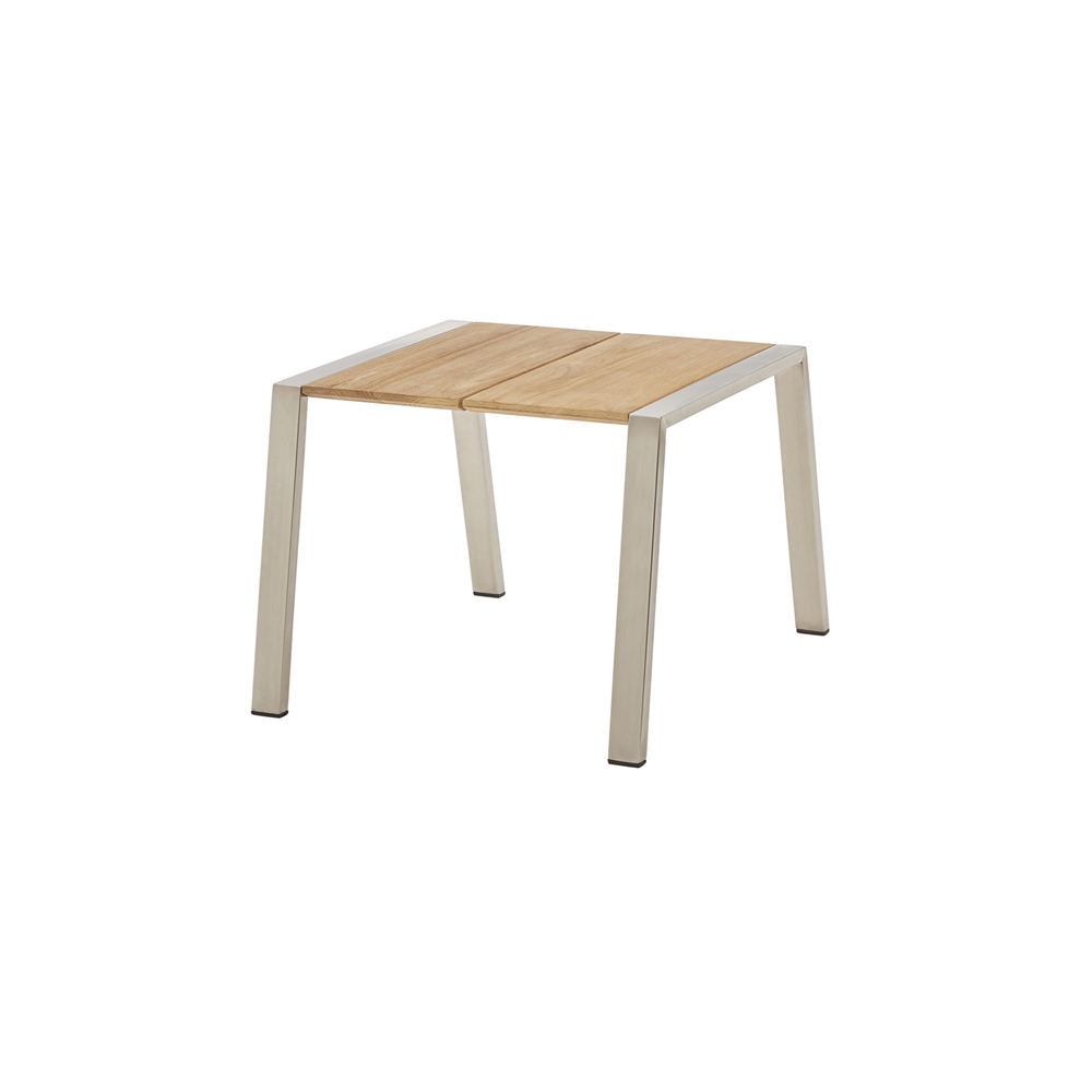Diamond Garden Mali Beistelltisch - Edelstahl 304/ Recycled Teak Natur