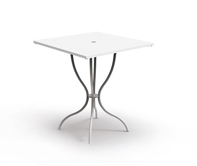Tisch Candle 70 x 70 cm Weiss