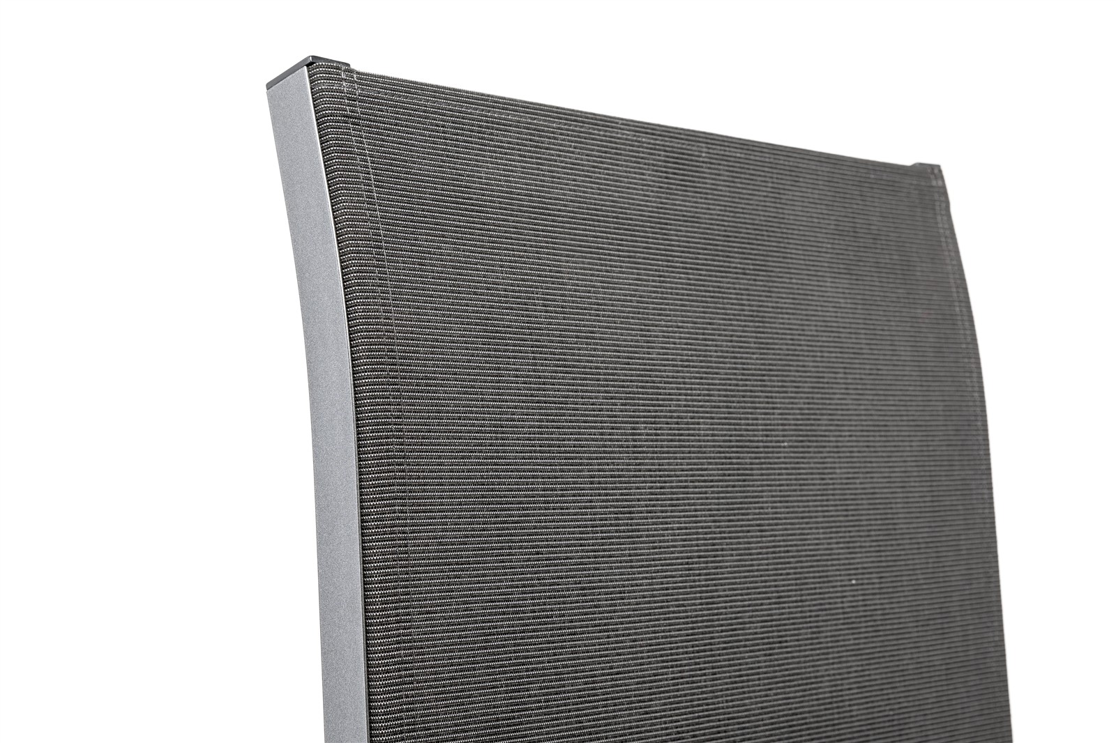 KETTLER DIAMOND Multipositionssessel Aluminium/Outdoorgewebe, Armlehne Teak anthrazit/ charcoal