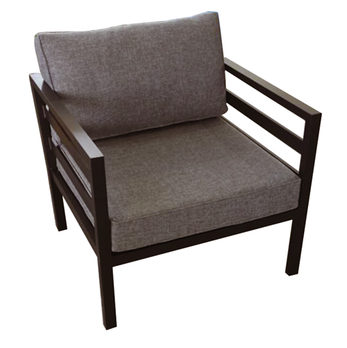 Brafab Weldon Loungesessel schwarz inkl. Kissen