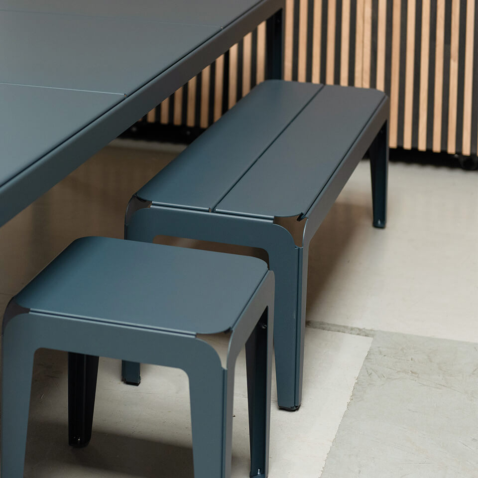Weltevree Bended Bank 140 Graublau