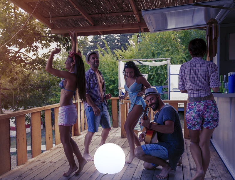 Deko-Leuchte Buly 50 Solar Smarttech (Solar+Wiederaufladbarer Akku)