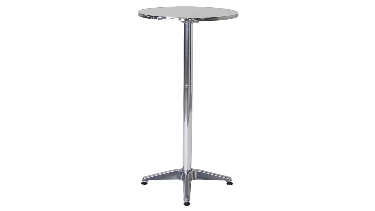 Acamp Tisch Le Mans Ø 60 x 70/110 cm silber