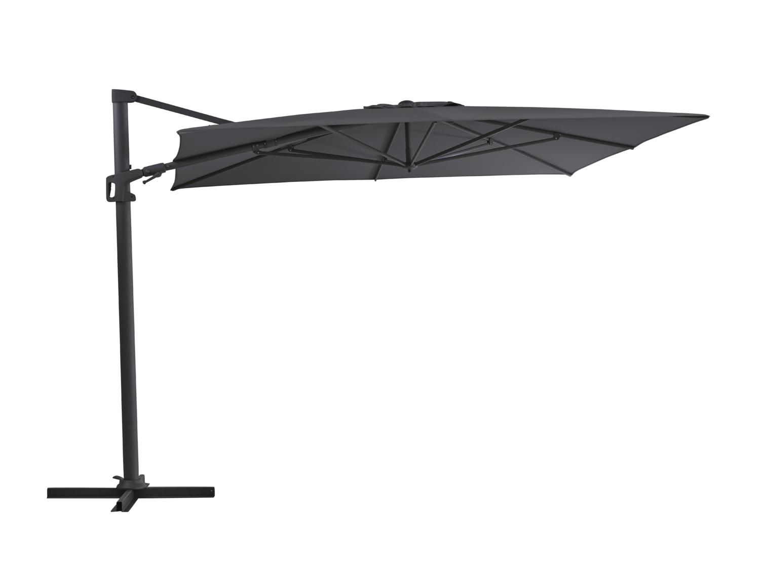 Brafab Sonnenschirm Vinovo 300x300 cm Anthrazit/Grau