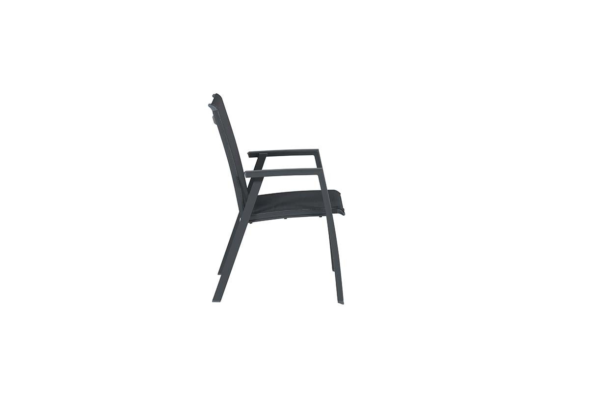 GARDEN Impressions Gala Dining Stuhl carbon black/anthrazit
