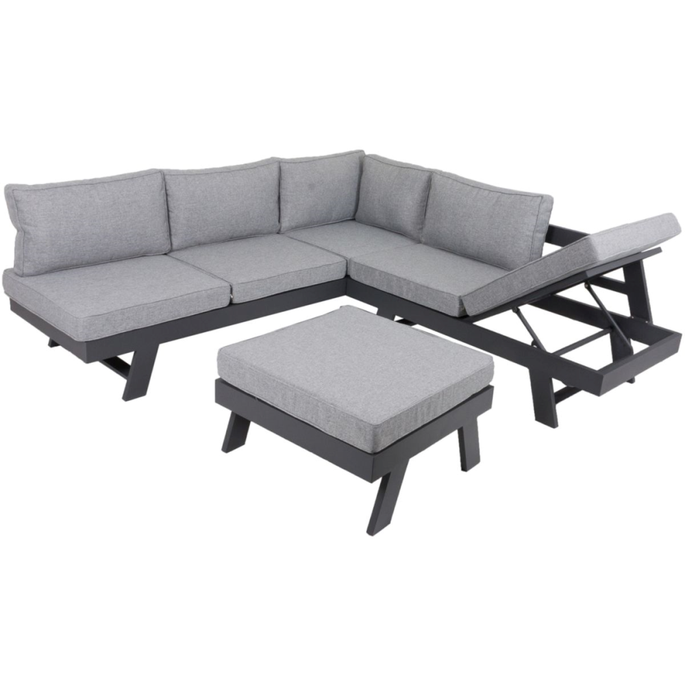 Lounge-Set DREAMER 3tlg. Aluminium