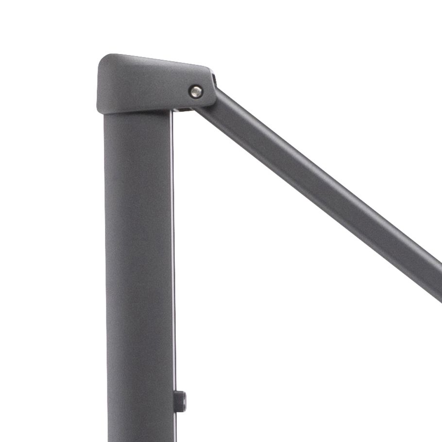 KETTLER Ampelschirm EASY SWING 300x300 cm anthrazit matt/ hellgrau