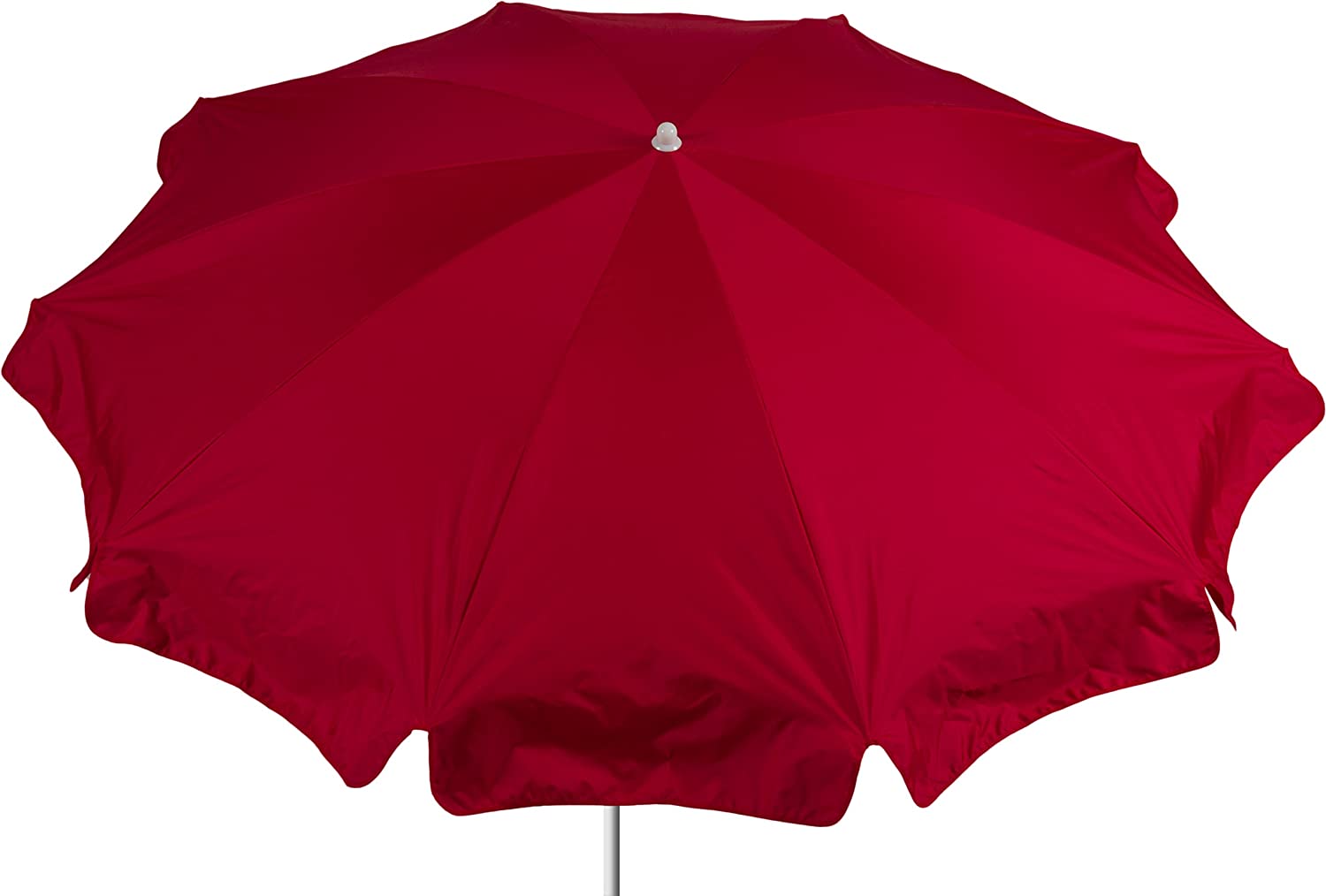 Acamp Solaris Sonnenschirm anthrazit/rot Ø 180 cm mit Knickgelenk
