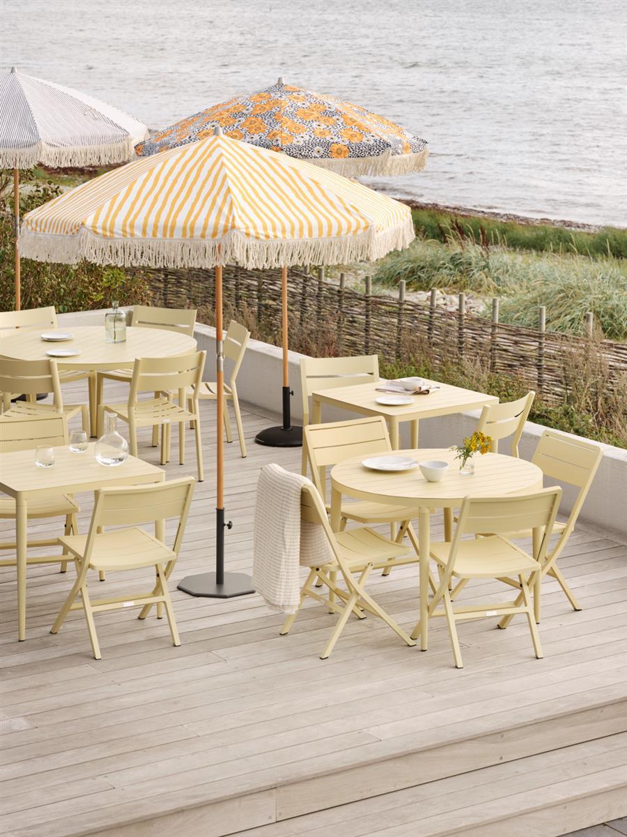 Brafab Esstisch Bigby 76x76 cm zitrone