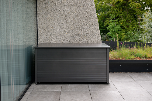Stern Gilbert Kissenbox 176x76x84 cm Aluminium anthrazit