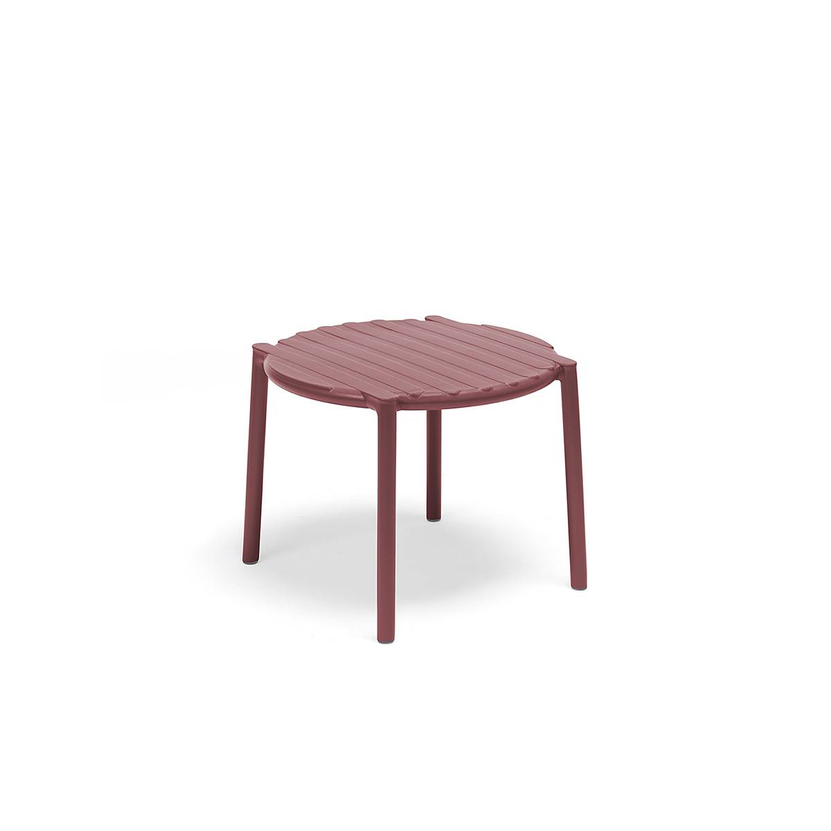 Nardi DOGA TABLE Tisch rund ø 50 cm marsala