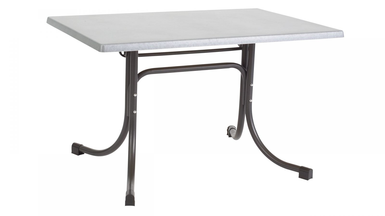Acamp boulevard Tisch 110x70 cm anthrazit/inox