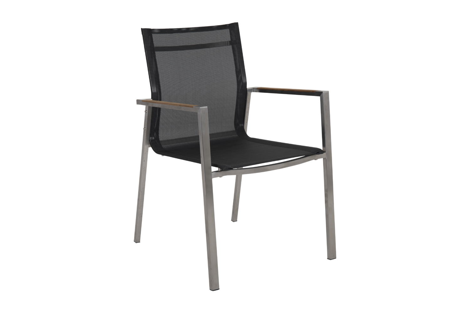 Brafab Naos Diningsessel Edelstahl/Teak