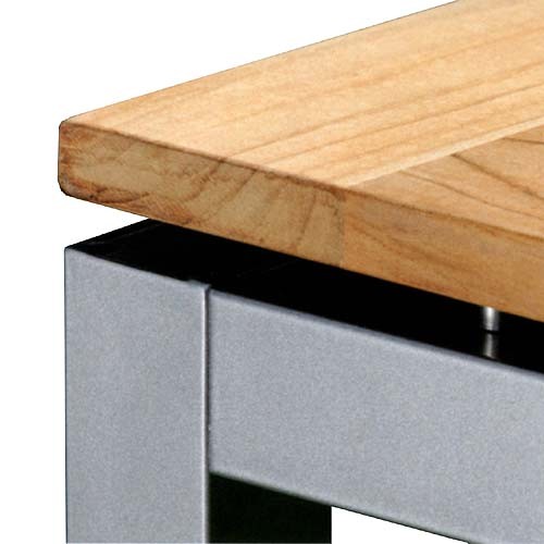 Stern Tischplatte Teakholz FSC 80x80 cm