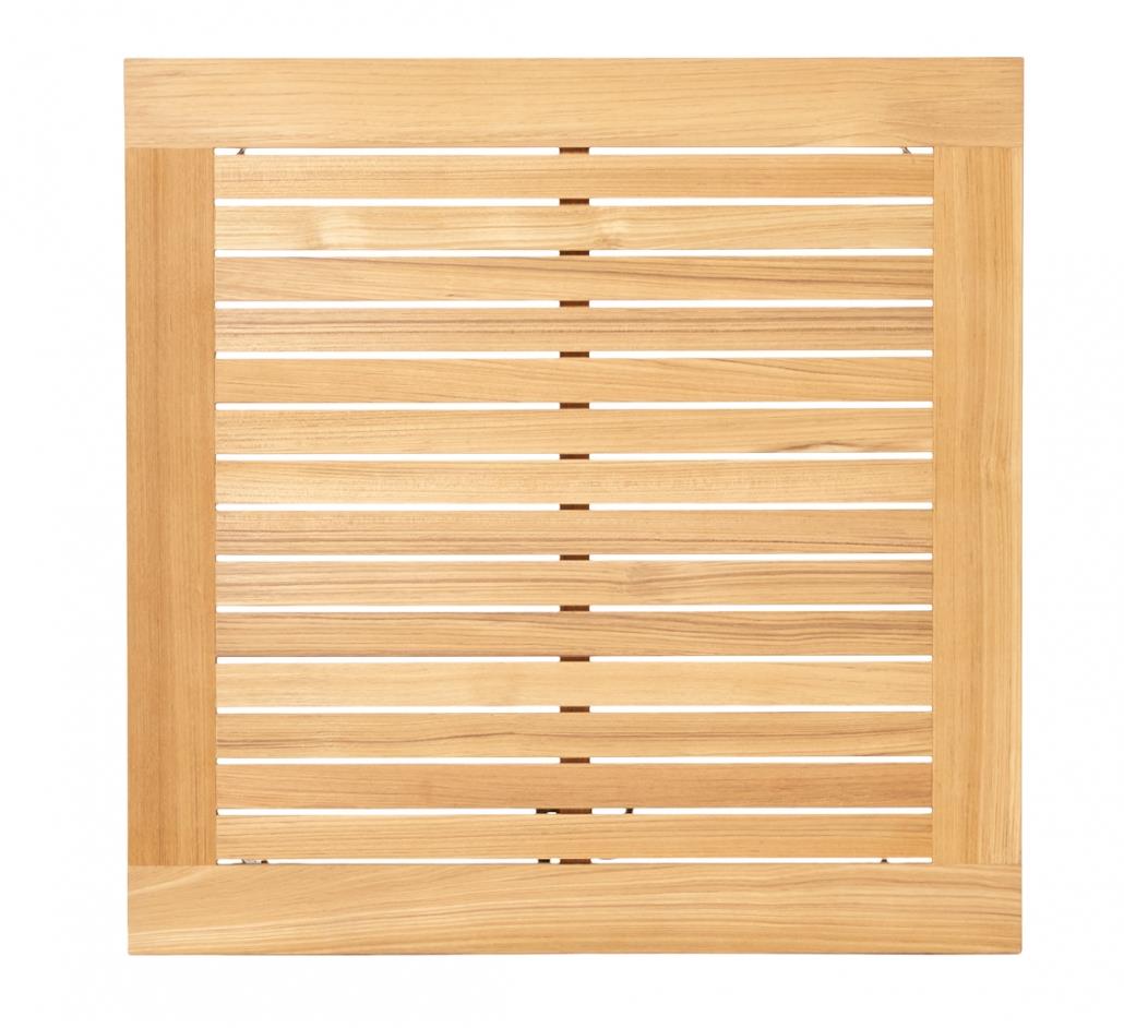 Traditional Teak Gartentisch Theaodora 90 x 90 Teakholz