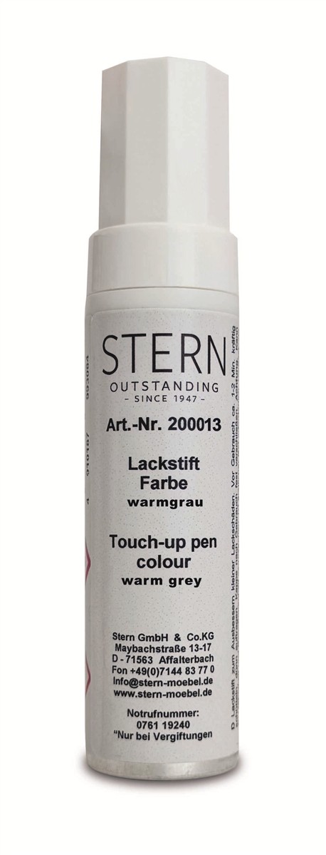 Stern Lackstift 12 ml Farbe warmgrau