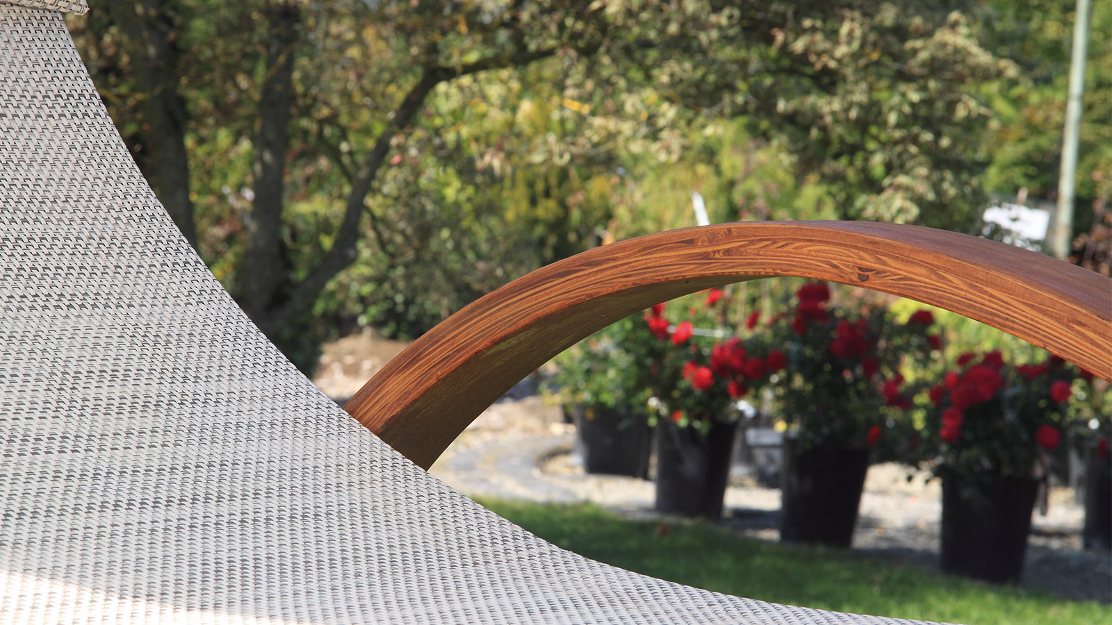 Acamp Phuket Schaukelliege teak farbig/sand