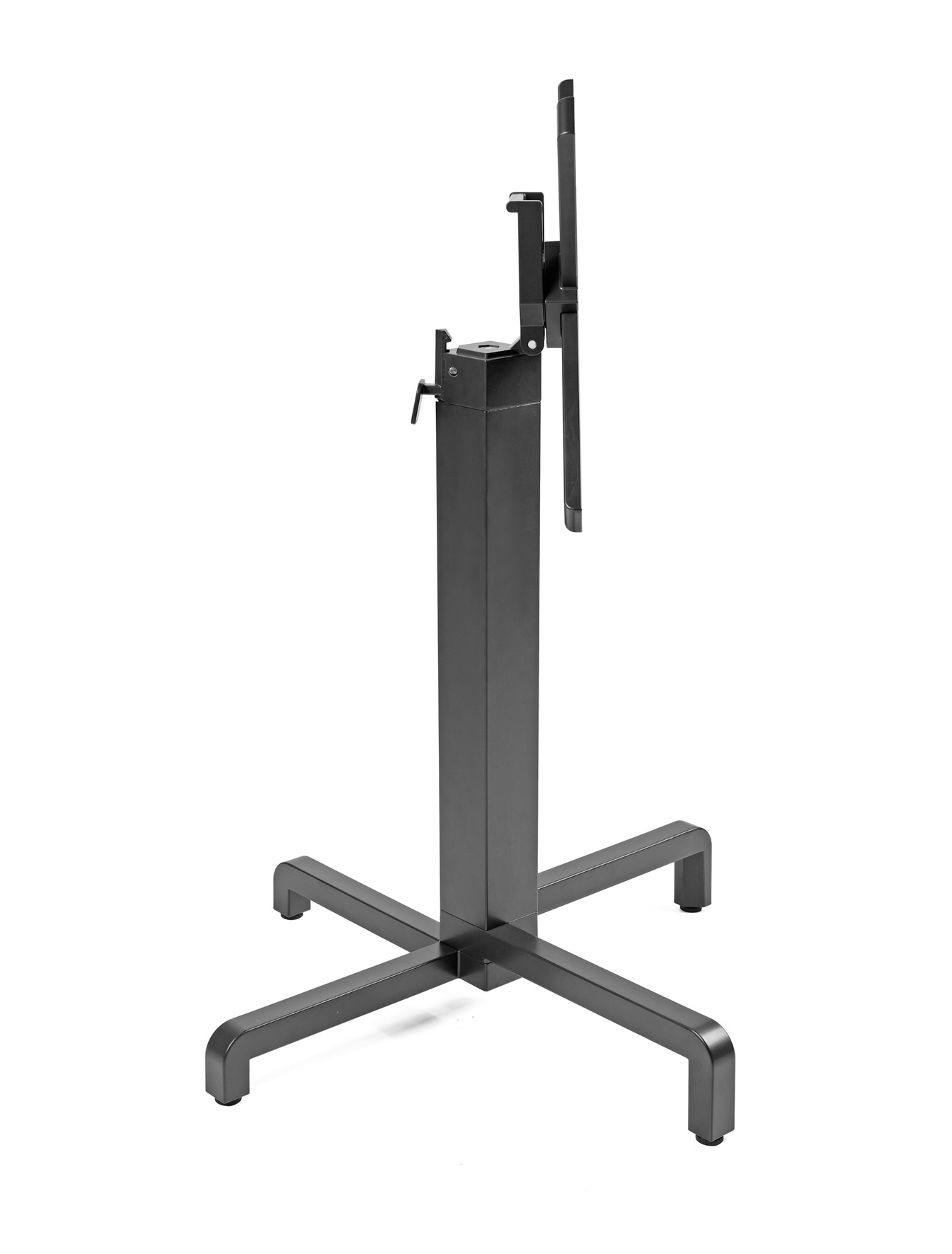 Garino Alu Klapptisch mit HPL Platte 80 x 80 cm anthrazit