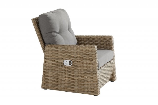 Taste by 4Seasons Catania living Sessel, verstellbar, inkl. Kissen Caramel