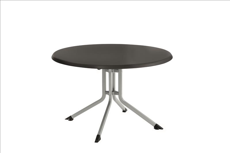 KETTLER KLAPPTISCH ALU 100 CM SILBER / ANTHRAZIT