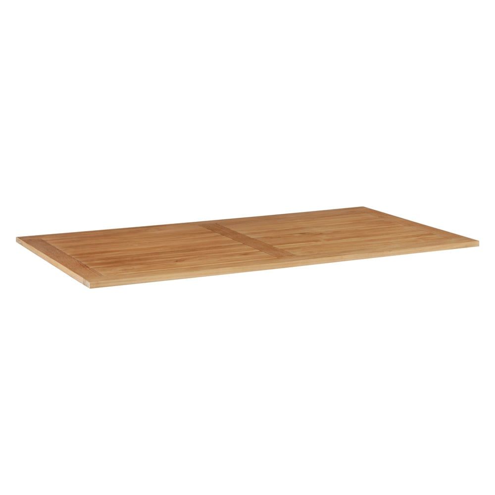 Stern Tischplatte 161x91 cm Teak zu Tischgestell 160x90 cm