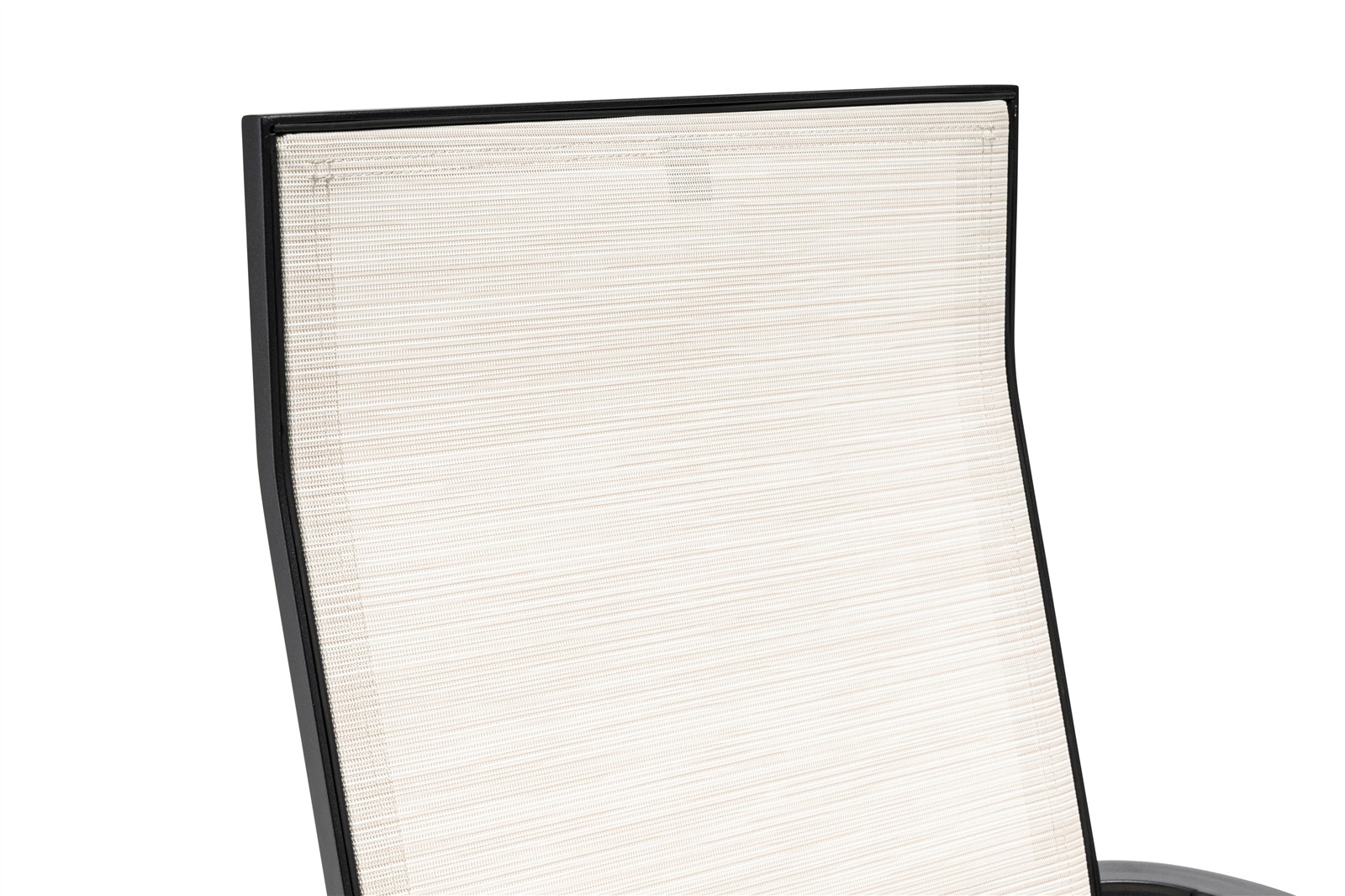 KETTLER SENSE Tischset schwarz matt/ beige mit HPL Tischplatte 180 x 95 cm