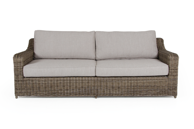 Brafab Glendon 3-Sitzer Sofa Rustikal Inkl. Kissen