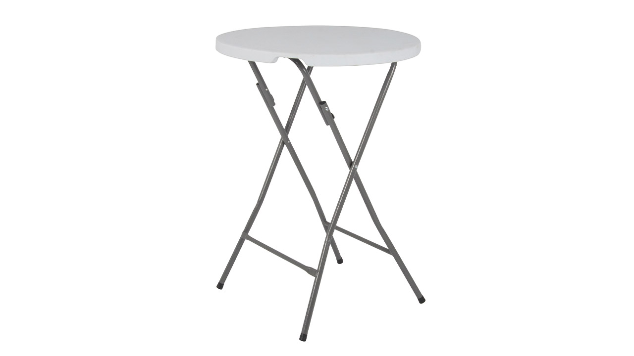 Acamp Le Havre Bartisch Ø 80 x 110 cm silbergrau | granitgrau