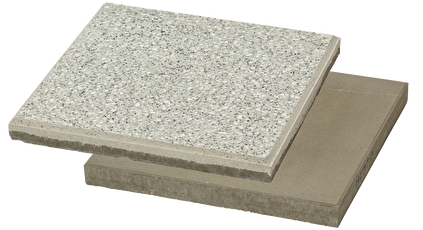 Glatz Platten-Set, 12 Stück, 40×40×4 cm, (ca. 170 kg), 8 Stück Beton, 4 Stück mit Granitoptik