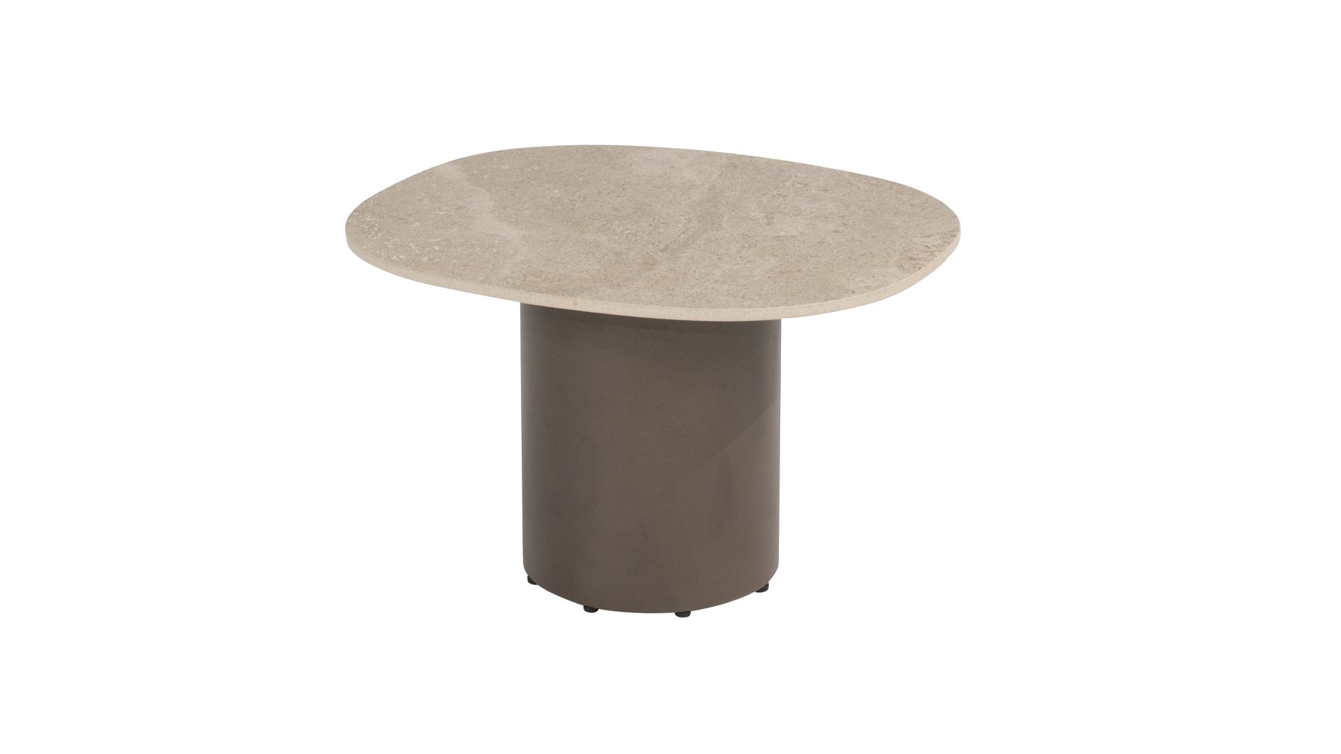 4 Seasons Outdoor Tischplatte für Kaffeetisch Sofie 50x60 cm Keramik Sand