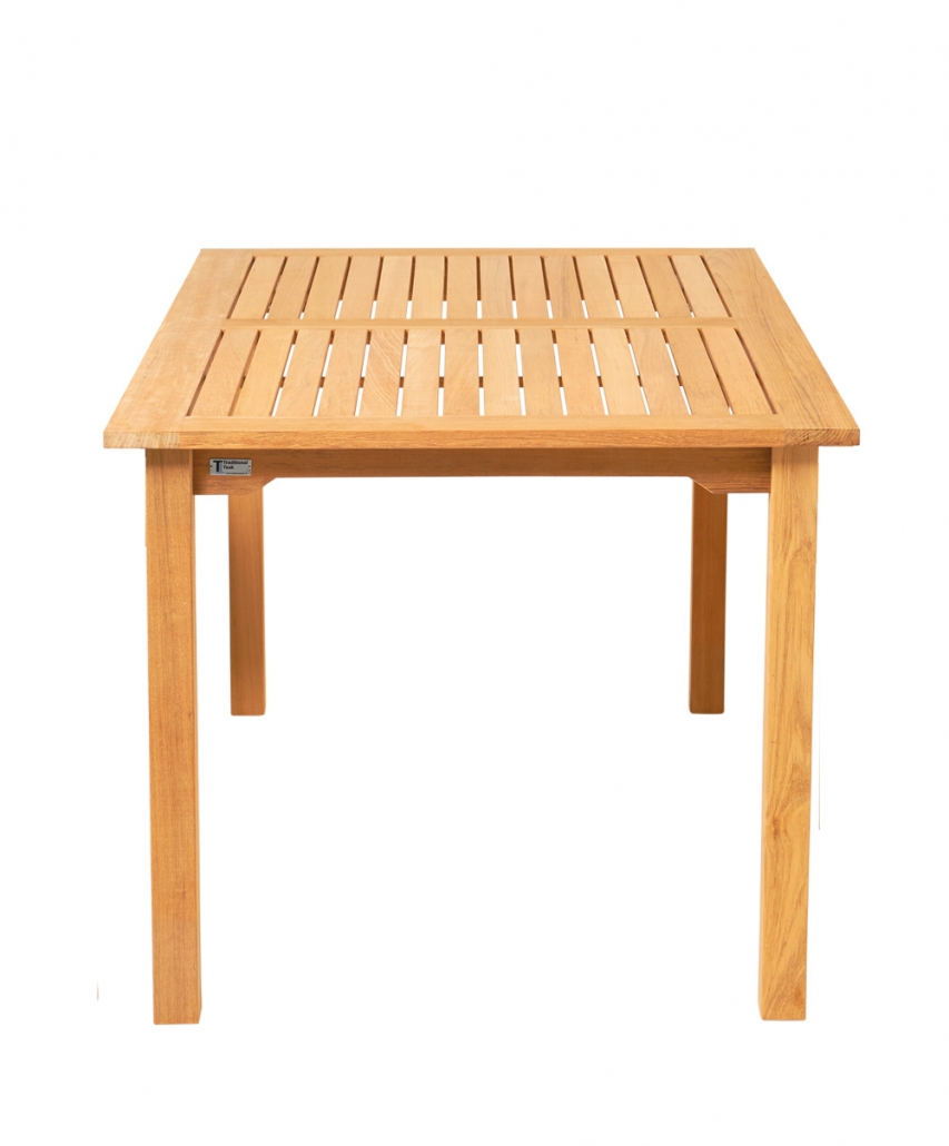 Traditional Teak Gartentisch Theaodora 90 x 90 Teakholz