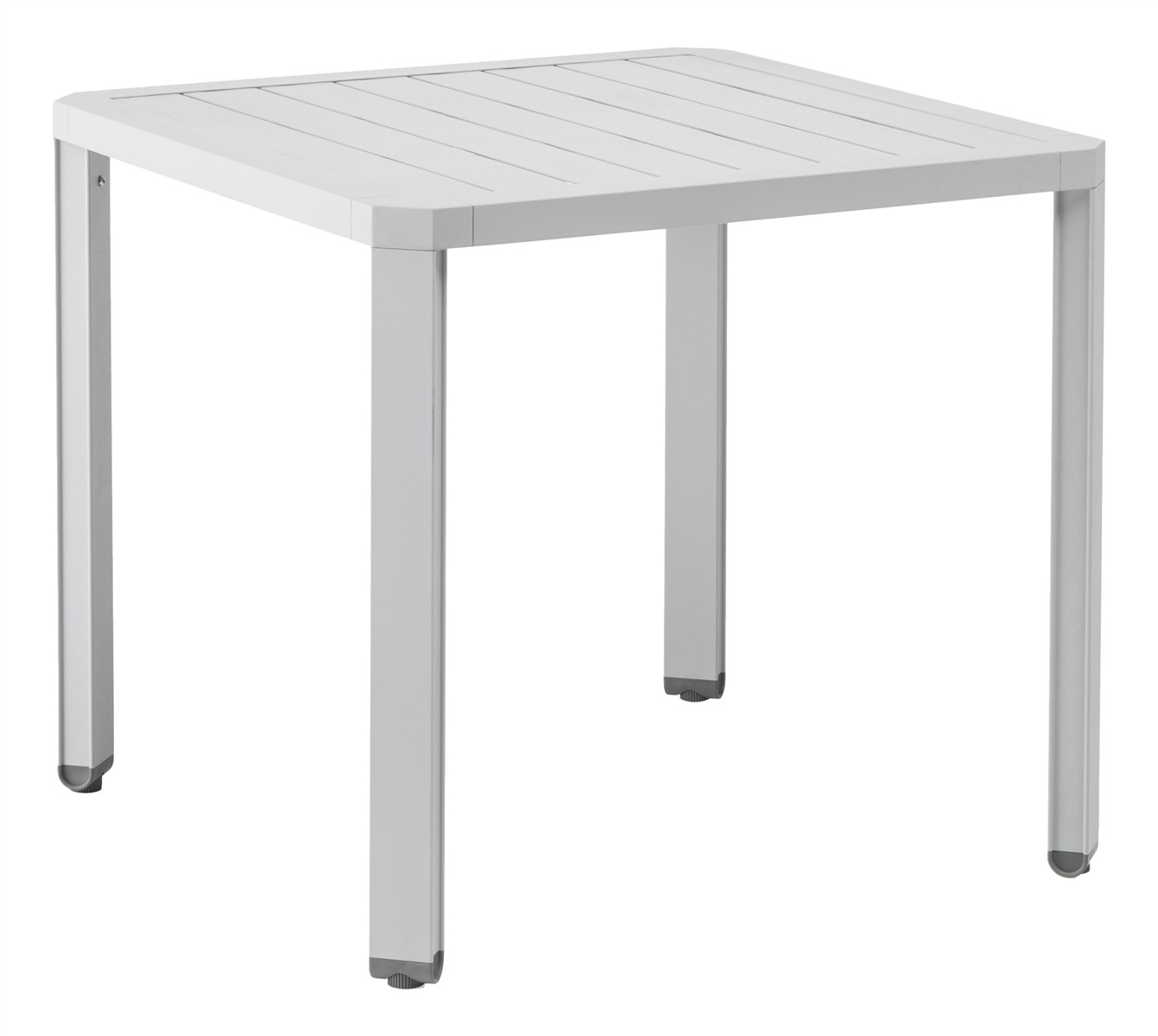 KETTLER Dining Tisch LATITUDE 78 x 78 cm Aluminium hellgrau