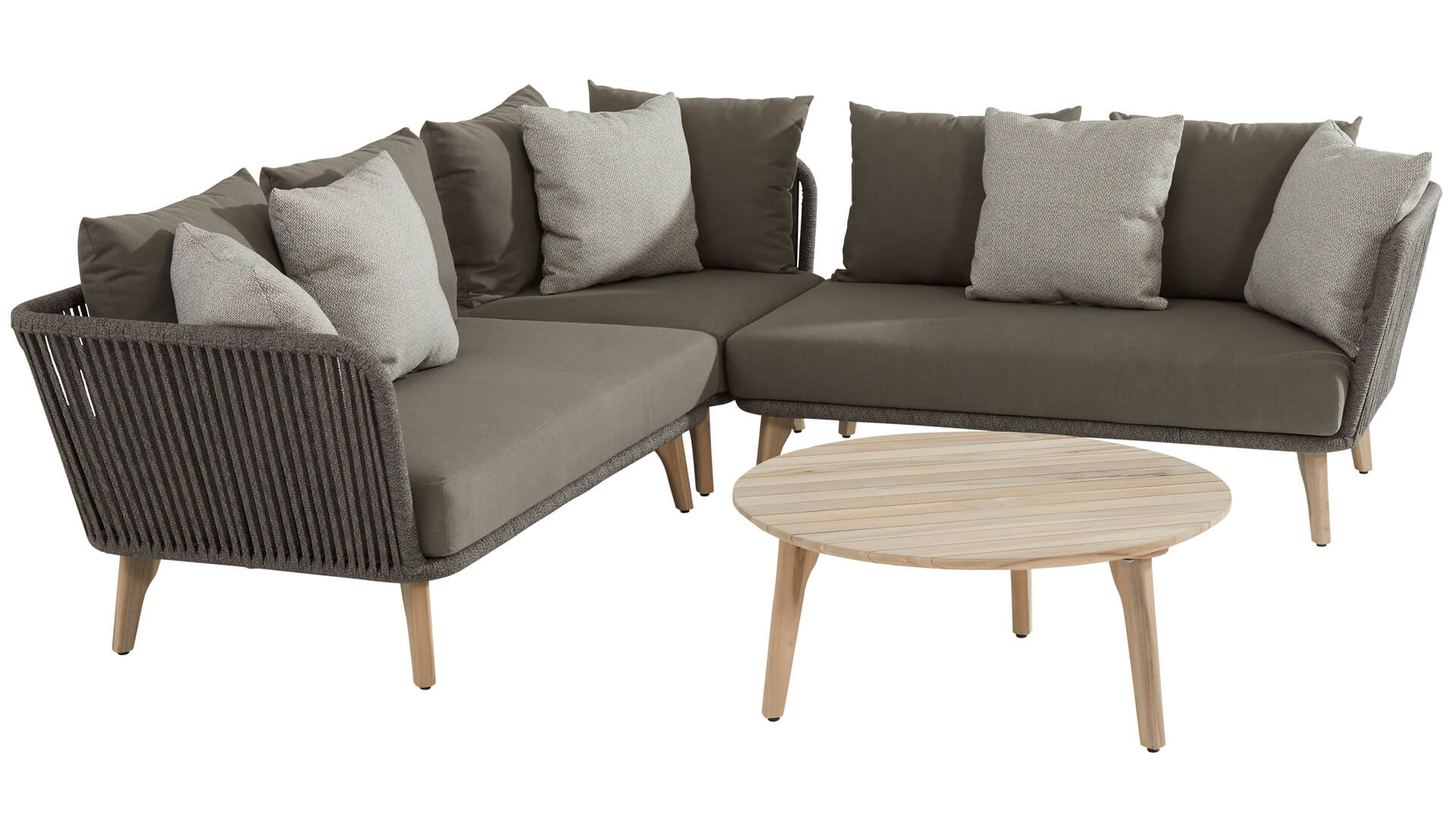 4Seasons Outdoor Santander Teak Ecklounge ohne Tisch