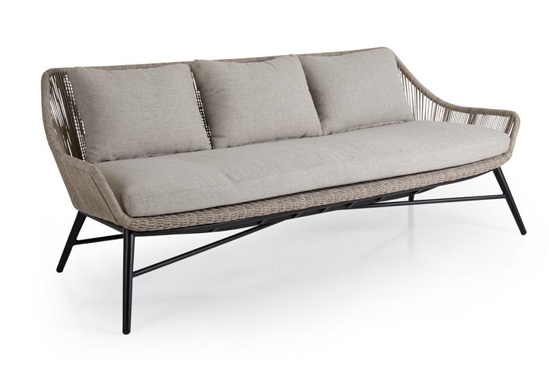 Brafab Pembroke Sofa 3-Sitzer beige inkl. Kissen