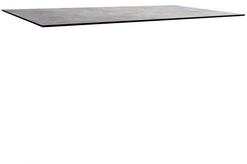 Stern Tischplatte 200x100 cm Dekor Metallic grau